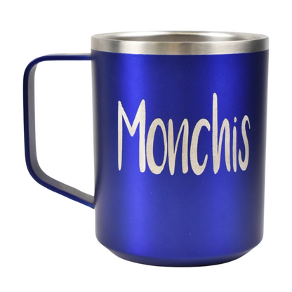 Hot-1 Mug 14 Oz Azul / Grabado Monchis