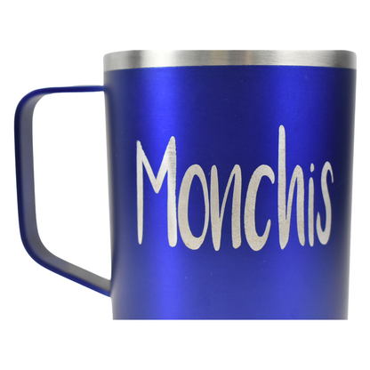 Hot-1 Mug 14 Oz Azul / Grabado Monchis